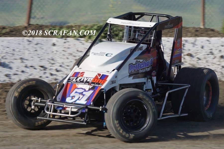 Austin Ervine Scores First USAC West Coast Series Top-Ten Finish