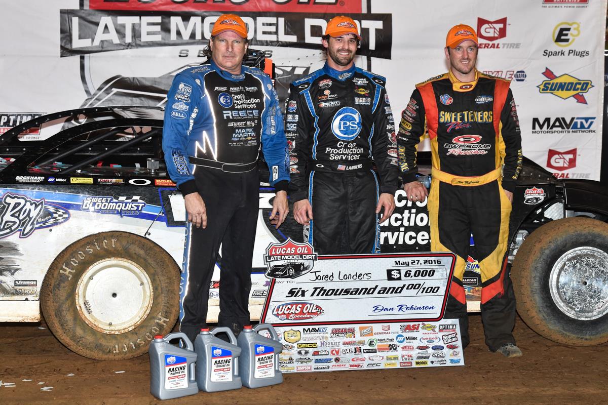 Landers Lands First Lucas Oil Victory of 2016