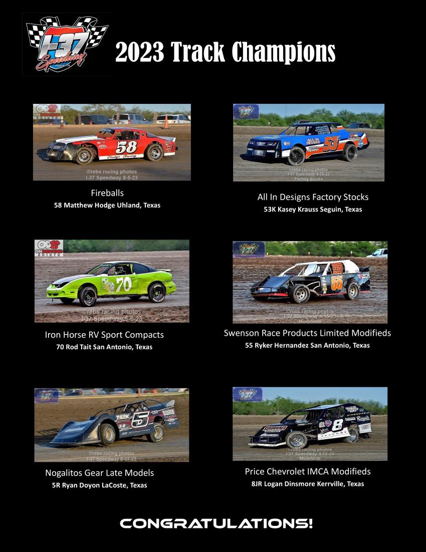 2023 Track Champions Announced