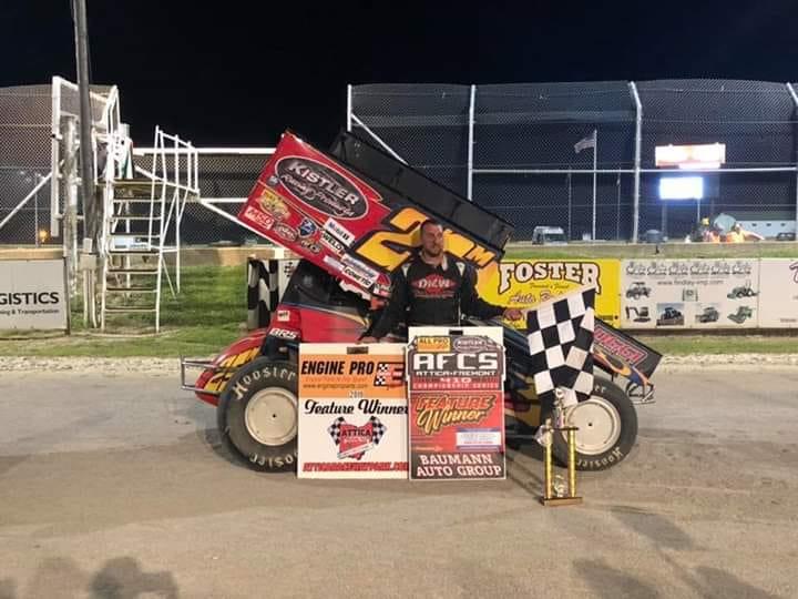 Andrews Scores First Win With New Team at Attica Raceway Park
