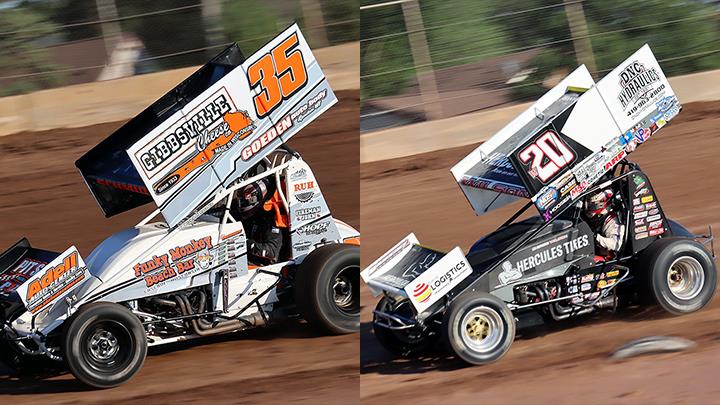 Schmidt soars to sixth 2023 PDTR 360 Sprint Car triumph