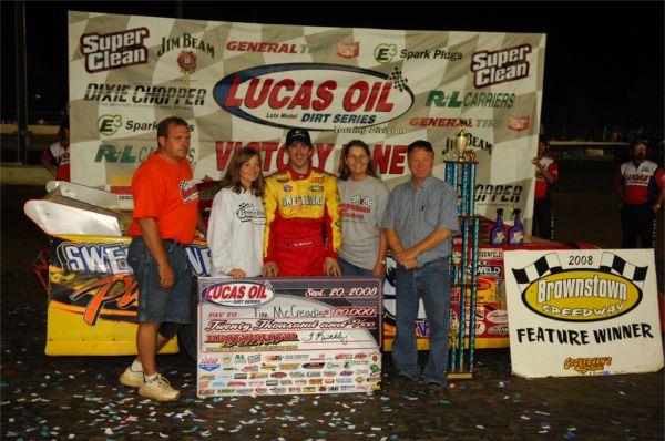 Tim McCreadie Masters Jackson 100 in First Ever Appearance at Brownstown