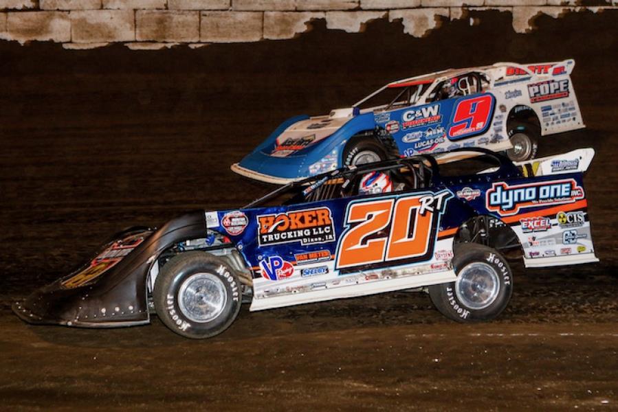 Fairbury Speedway (Fairbury, Ill.) – World of Outlaws Morton Buildings Late Model Series – Prairie Dirt Classic – July 30th-31st, 2021. (Tyler Carr photo)
