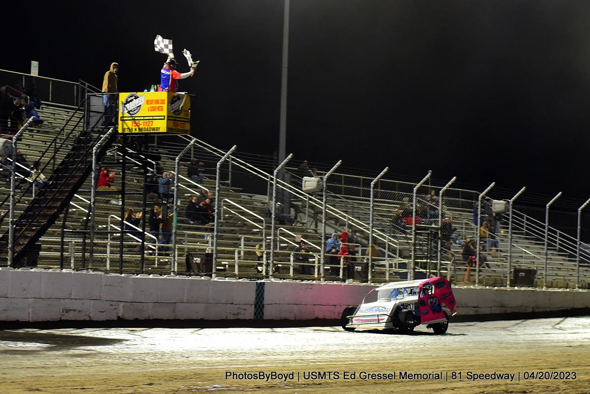 81 Speedway (Park City, KS) – Ed Gressel Memorial – April 20-22, 2023. (Todd Boyd photo)