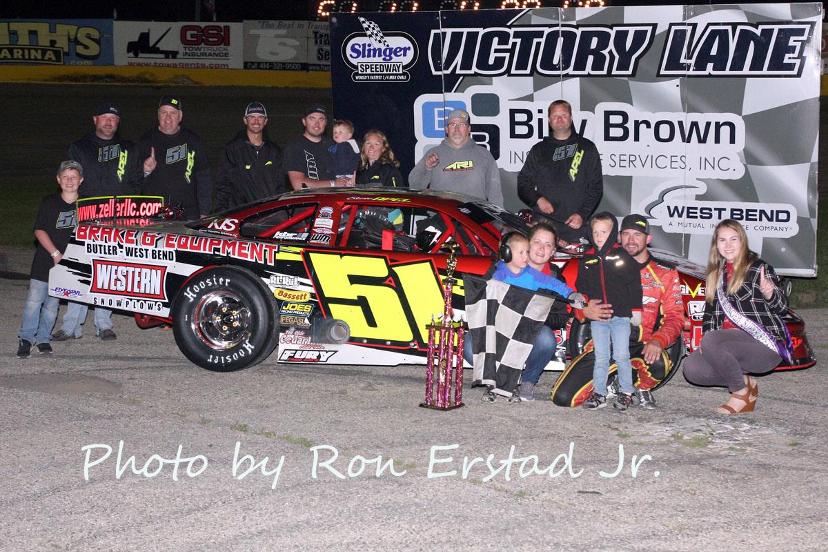 Apel captures the Alan Kulwicki Memorial at Slinger!