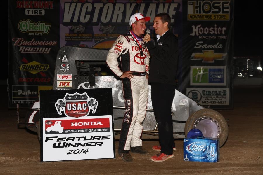 BELL ASCENDS TO TOP SPOT IN NIGHT 2 "WESTERN WORLD" MIDGET FEATURE