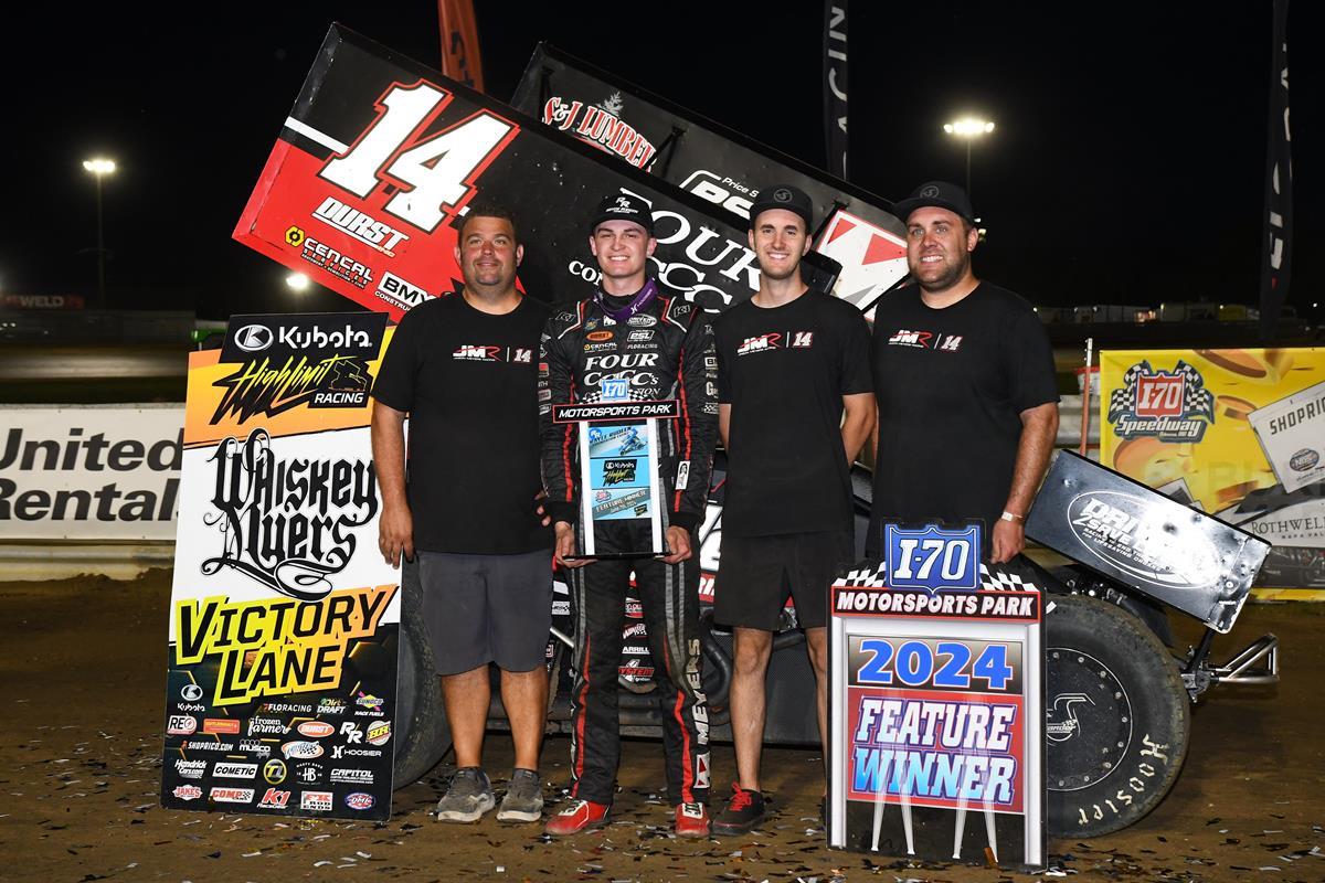 LATE-DAY MAGIC: COREY DAY POUNCES ON CHASE RANDALL IN FINAL LAPS AT I-70 FOR FOURTH HIGH LIMIT WIN OF 2024