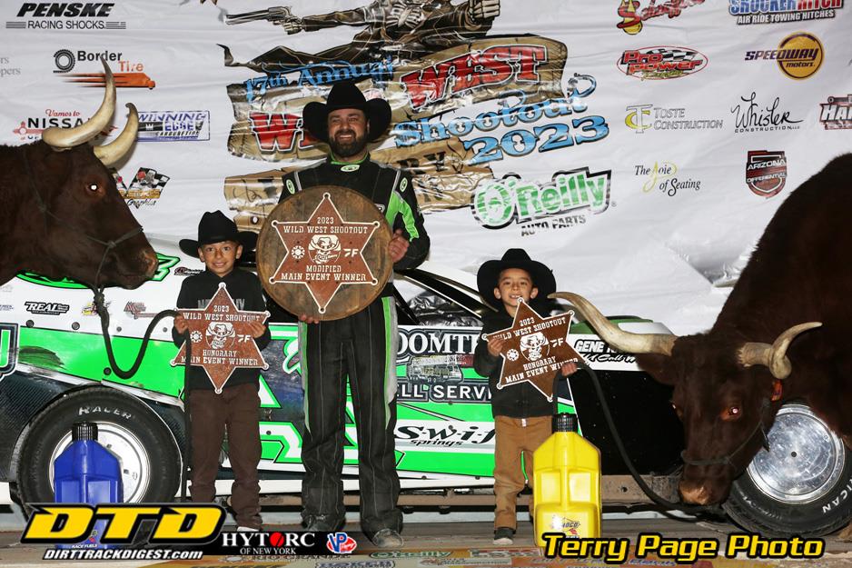 Vado Speedway Park (Vado, NM) – Wild West Shootout – January 14th, 2023. (Terry Page photo)