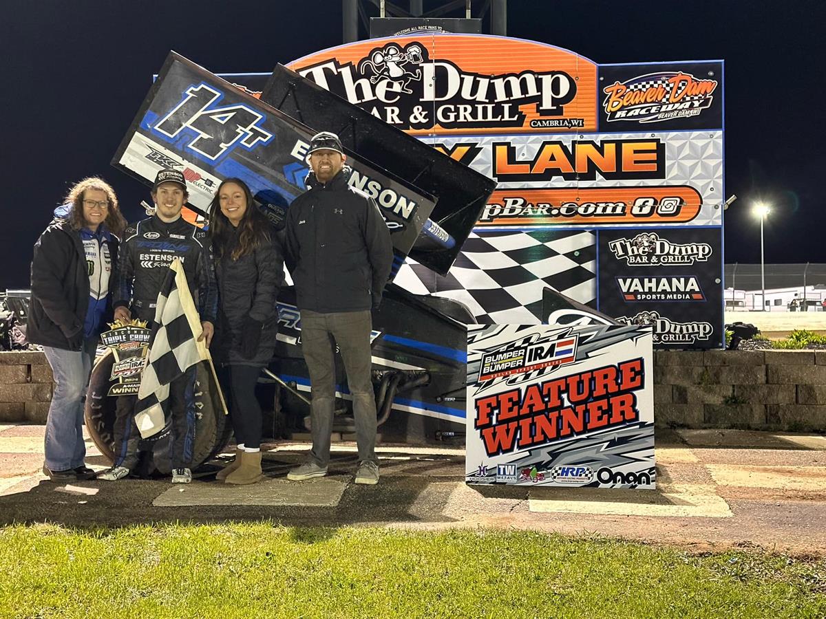 Estenson Earns First Career IRA Outlaw Sprint Series Win During Season Opener
