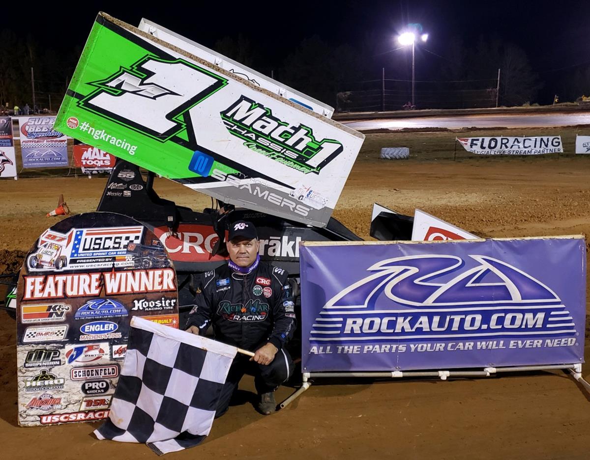 Mark Smith Sweeps USCS Spook 50 Sprint Car Weekend