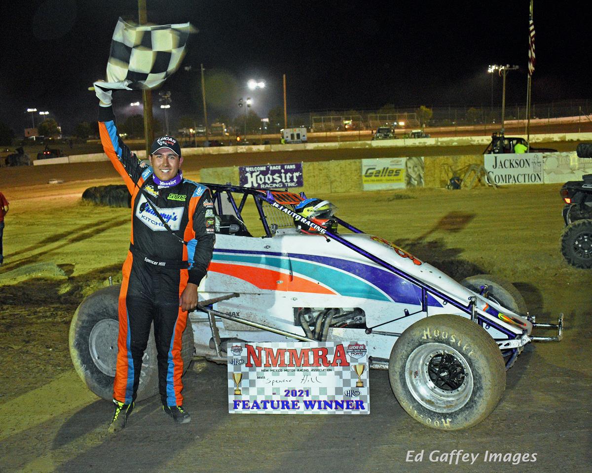 Spencer Hill Breaks Through for First Career Sprint Car Victory