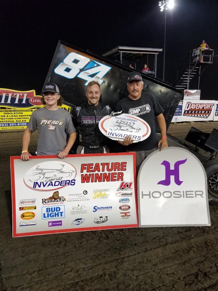 Scott Bogucki Sweeps A Stout Field of Sprint Invaders At Davenport