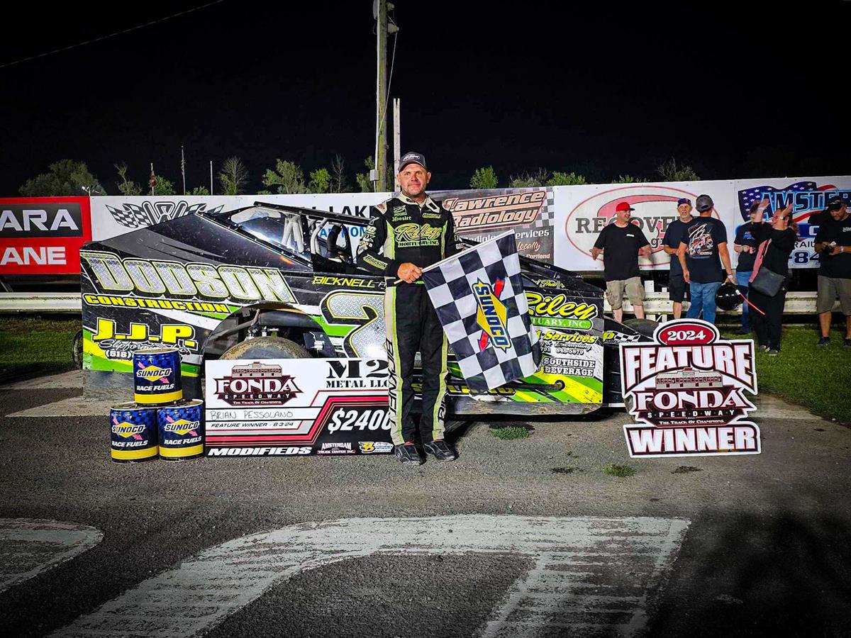 PESSOLANO GETS SECOND WIN OF THE SEASON AT FONDA