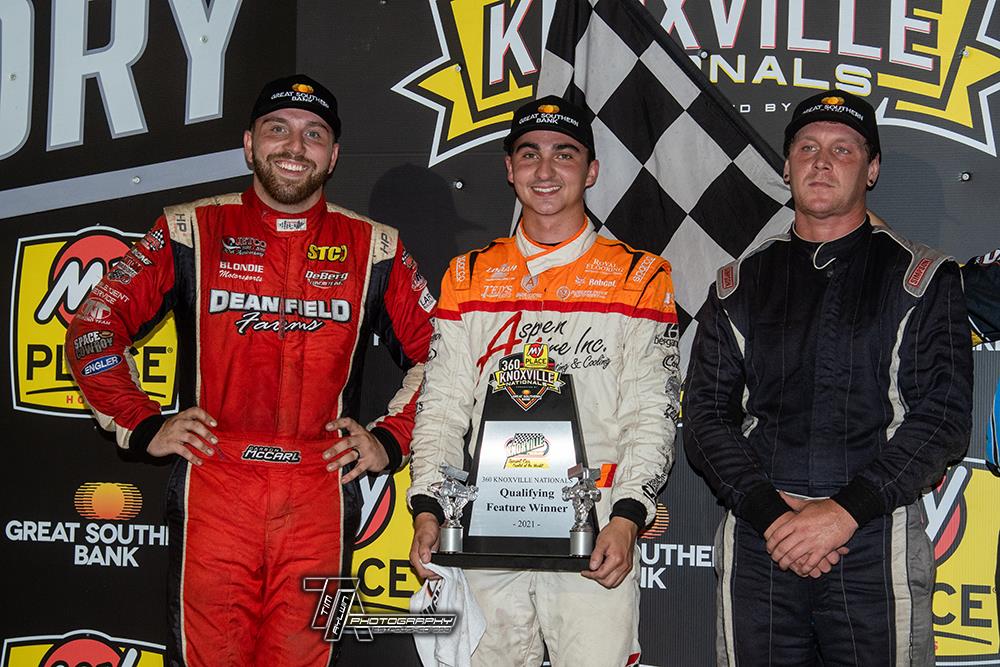 Giovanni Scelzi Makes Late Charge For 360 Knoxville Nationals Prelim Victory