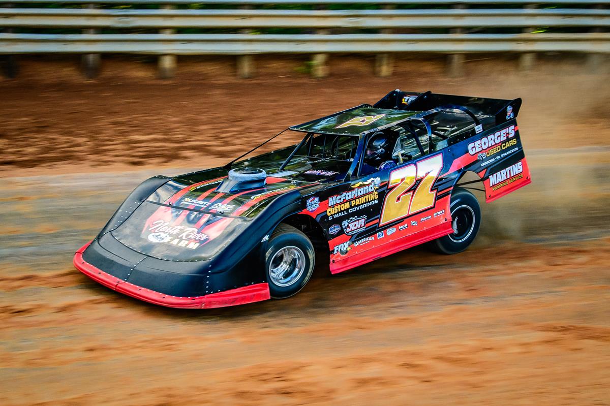 Trever Feathers Rallies for Podium Finish in Backup Car at Hagerstown