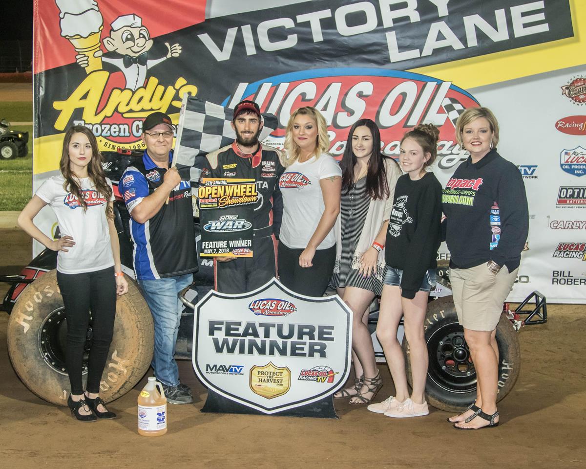 DAUM TAKES VICTORY AT LUCAS OIL