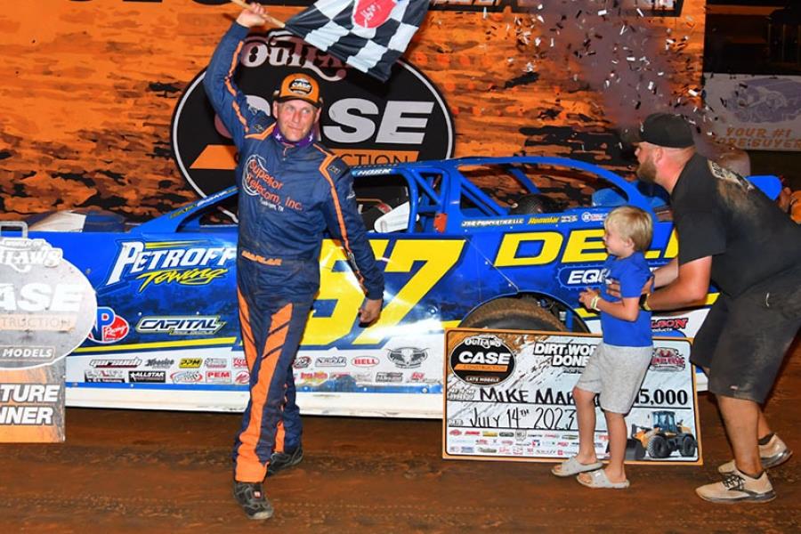 Ponderosa Speedway (Junction City, KY) – World of Outlaws Case Late Model Series – Johnny Mulligan Classic – July 14th, 2023. (Michael Moats photo)