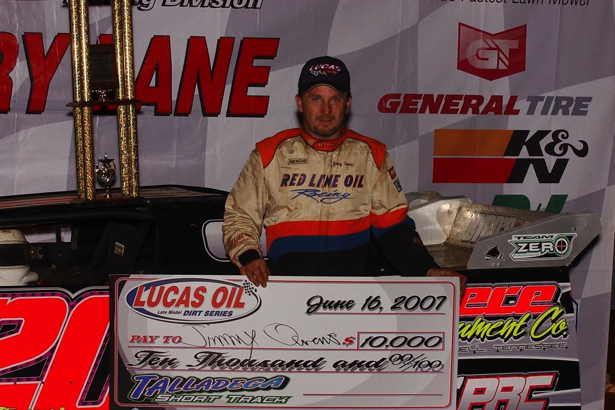 Owens Outguns Lucas Oil Late Model Dirt Series Field at Talladega Short Track