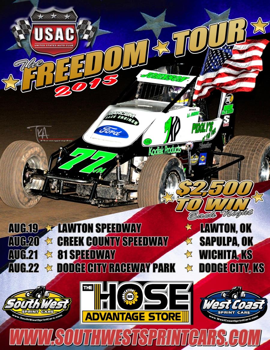 Southwest "Freedom Tour" Begins Wednesday at Lawton