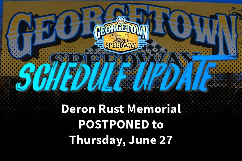 Postponed: Deron Rust Memorial Moved to Thursday, June 27