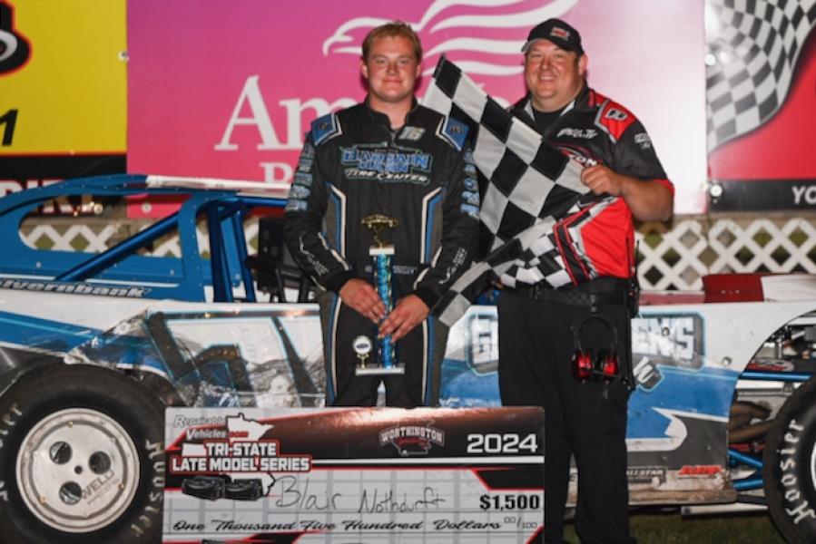 Worthington Speedway (Worthington, MN) – Tri-State Series – Salute to Heroes – August 24th, 2024. (Jamie Laine Photography)
