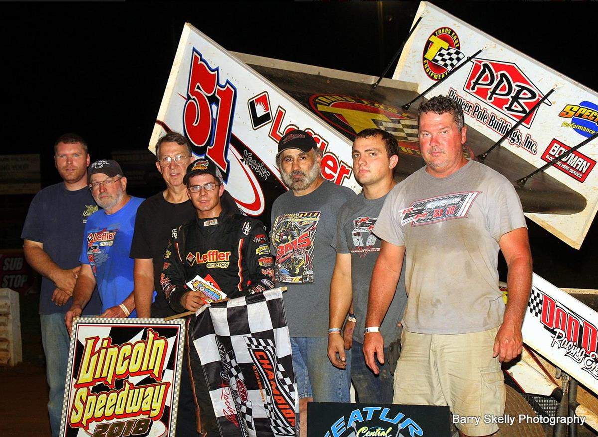 FREDDIE RAHMER PICKS UP THIRD 410 SPRINT FEATURE WIN OF THE SEASON AT LINCOLN