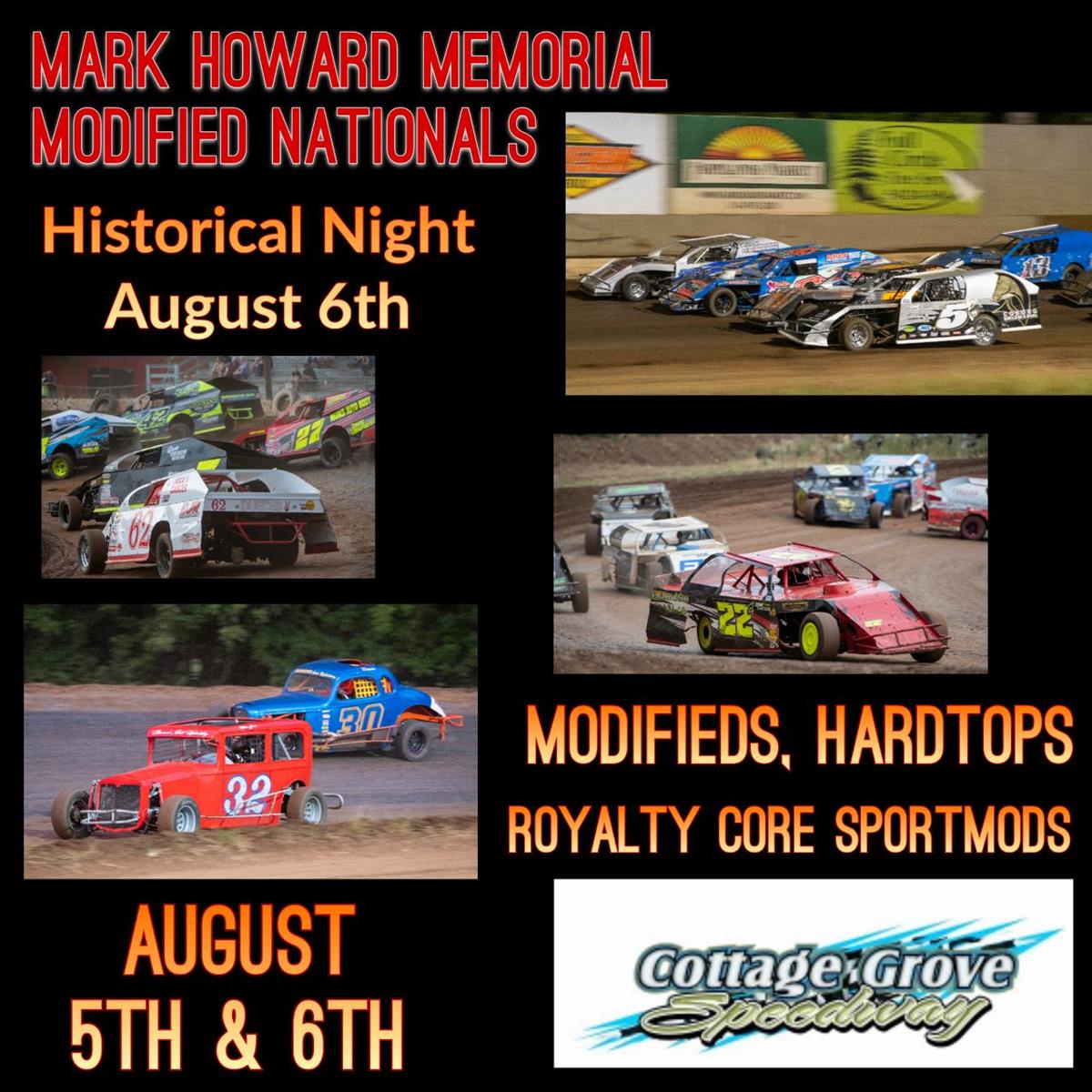 2 EVENTS COLLIDE AGAIN THIS WEEKEND FOR ANOTHER HUGE 2 NIGHTS OF RACING AT COTTAGE GROVE SPEEDWAY!!