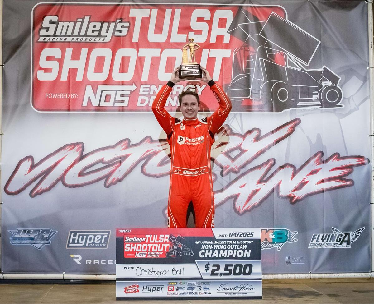 Bell Fends Off Larson For Tulsa Shootout Glory In Non-Wing Outlaw Championship Event