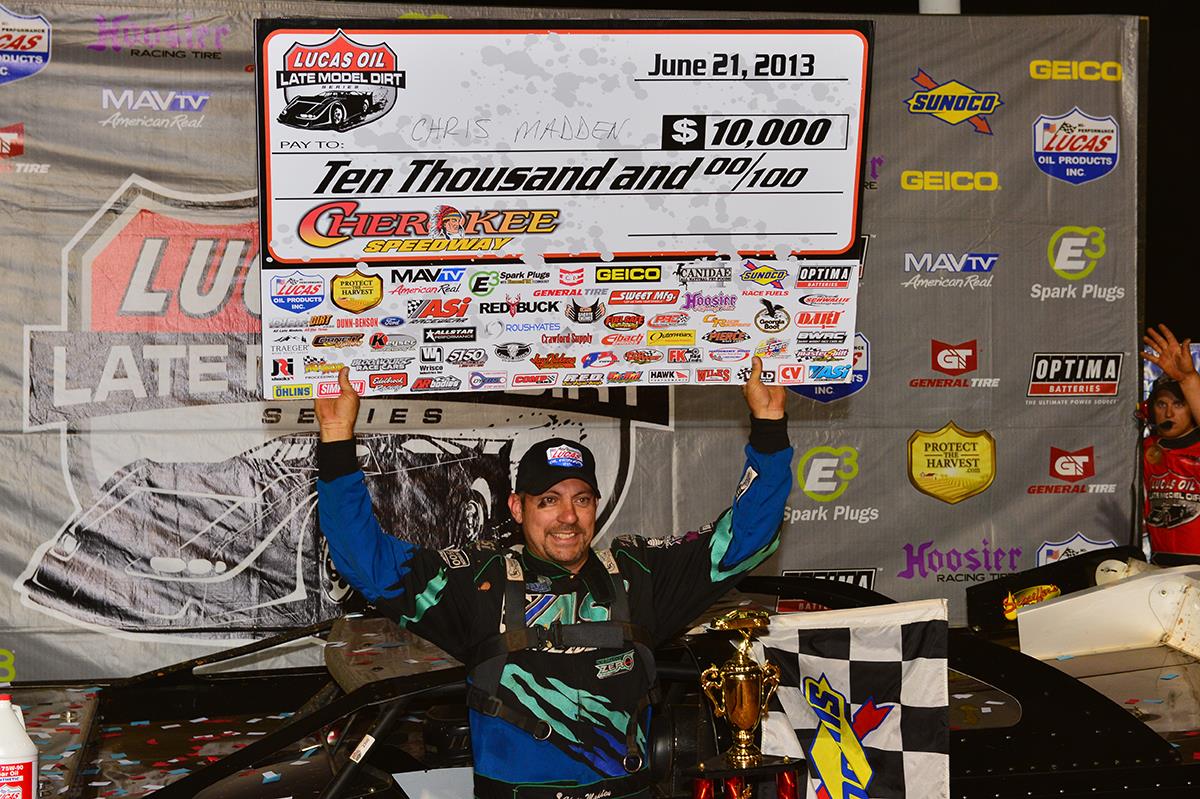 Madden Makes Haste, Defends Home Track, Wins Cherokee