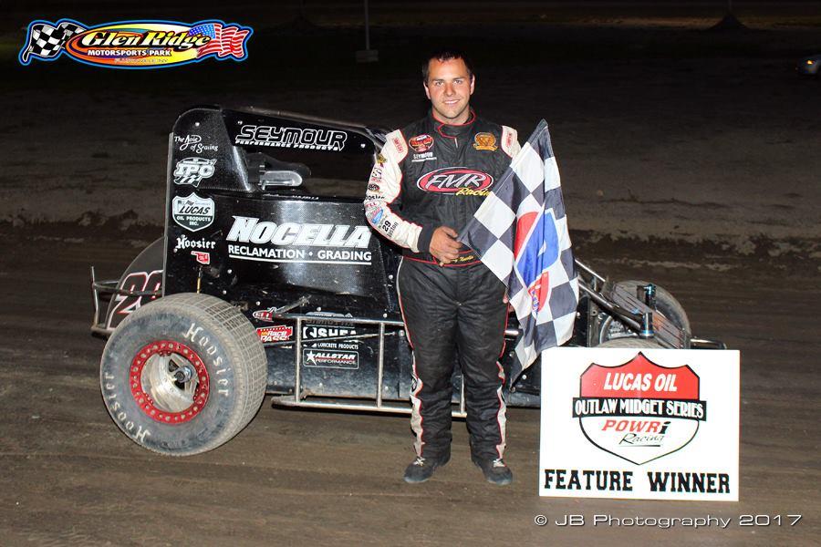 NOCELLA TAKES HOME OUTLAW MIDGET WIN IN SEASON OPENER