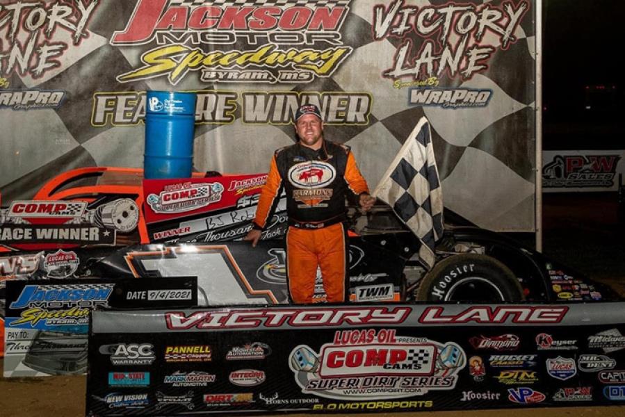 B.J. Robinson Triumphs in COMP Cams Super Dirt Series visit at Jackson
