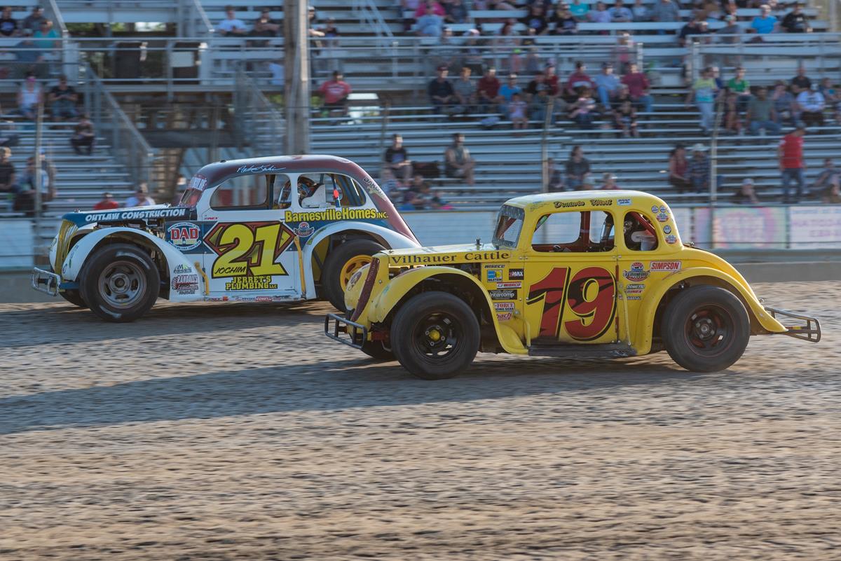 JOCHIM HOLDS OFF WIEST AT THE LINE