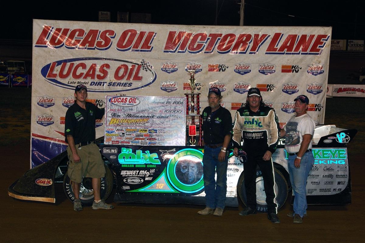 Bloomquist Wins Lucas Oil Late Model Dirt Series Bluegrass Classic at Bardstown for the Second Year in a Row