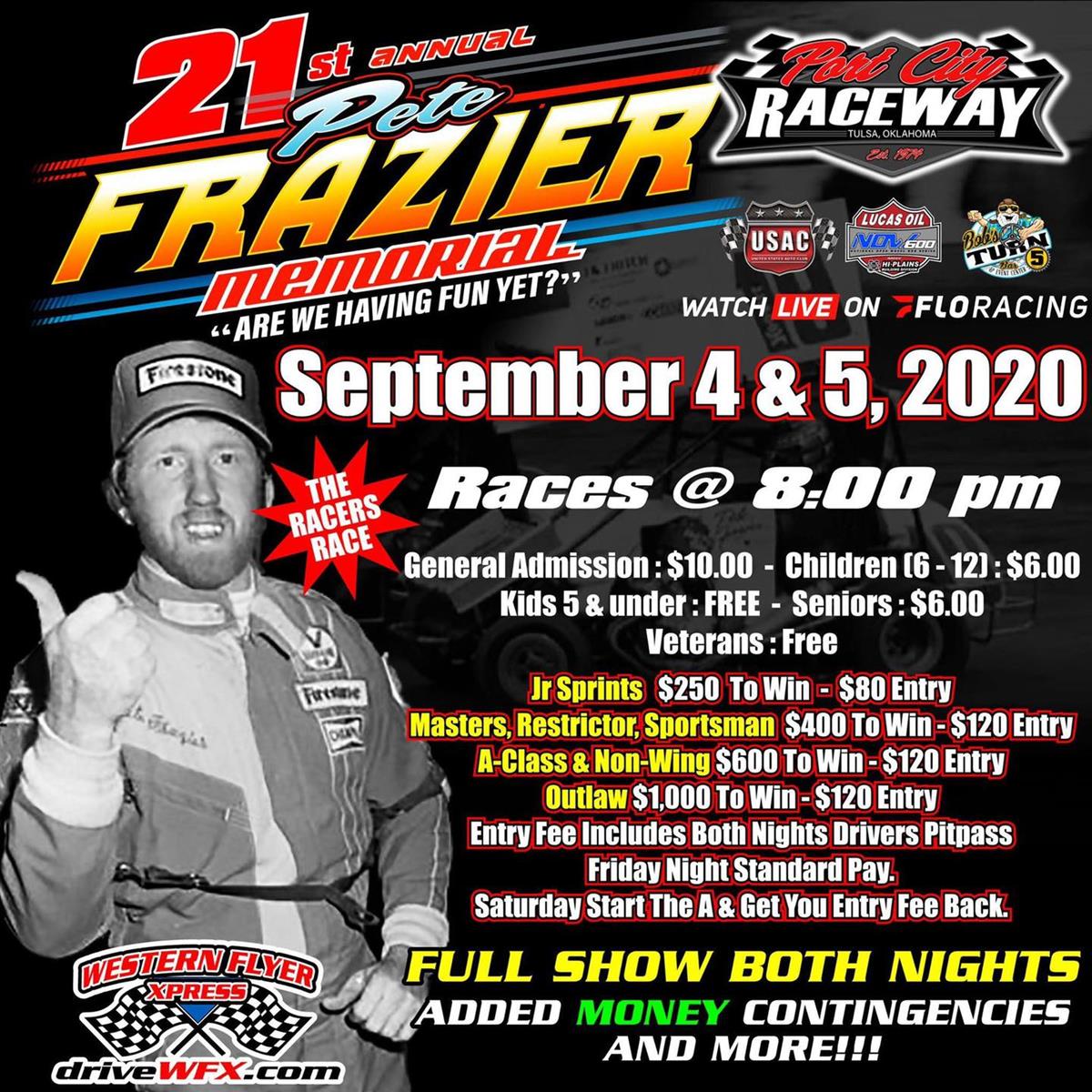 Lucas Oil NOW600 Series Heading to Port City Raceway for Pete Frazier Memorial