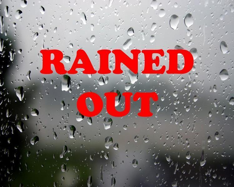Rain Wins again for Saturday June 1st