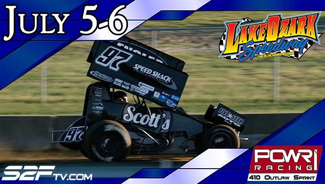 POWRi 410 Outlaw Sprint League Primes For Lake Ozark Speedway Independence Celebrations
