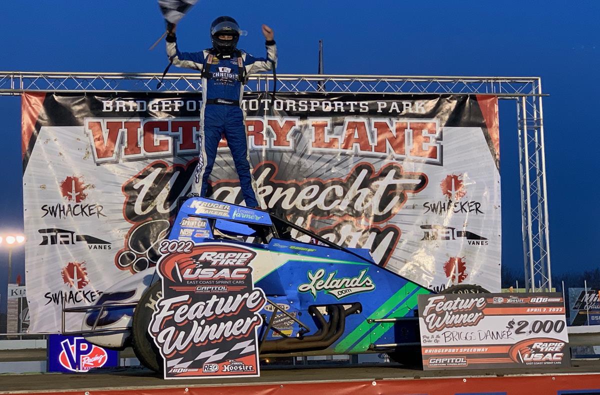 Danner Strikes First! Captures Season Opener at Bridgeport