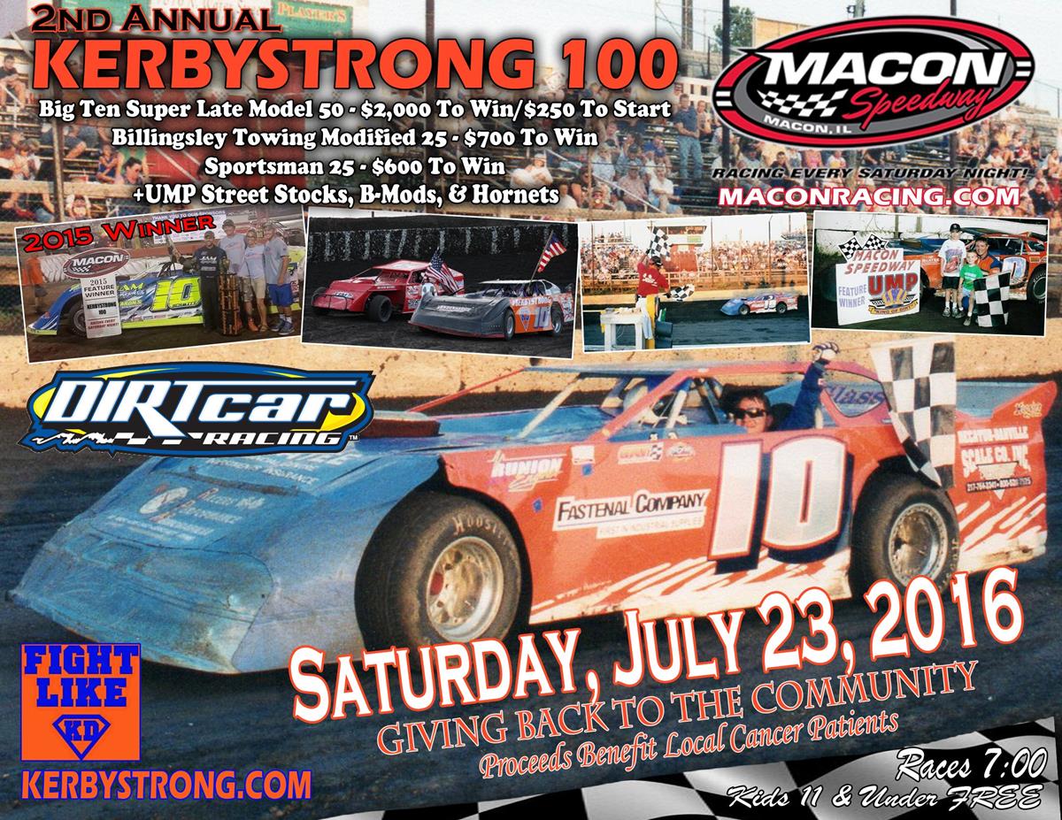 IT IS RACE DAY! Kerbystrong 100 Tonight!