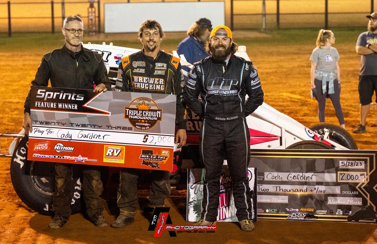 Cody Gardner Goes Undefeated During ASCS Elite Memorial Day Run!