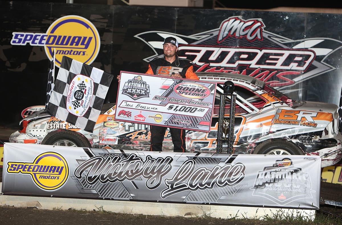 Benischek takes home champion’s trophy after classic IMCA Super Nationals Sport Compact tilt