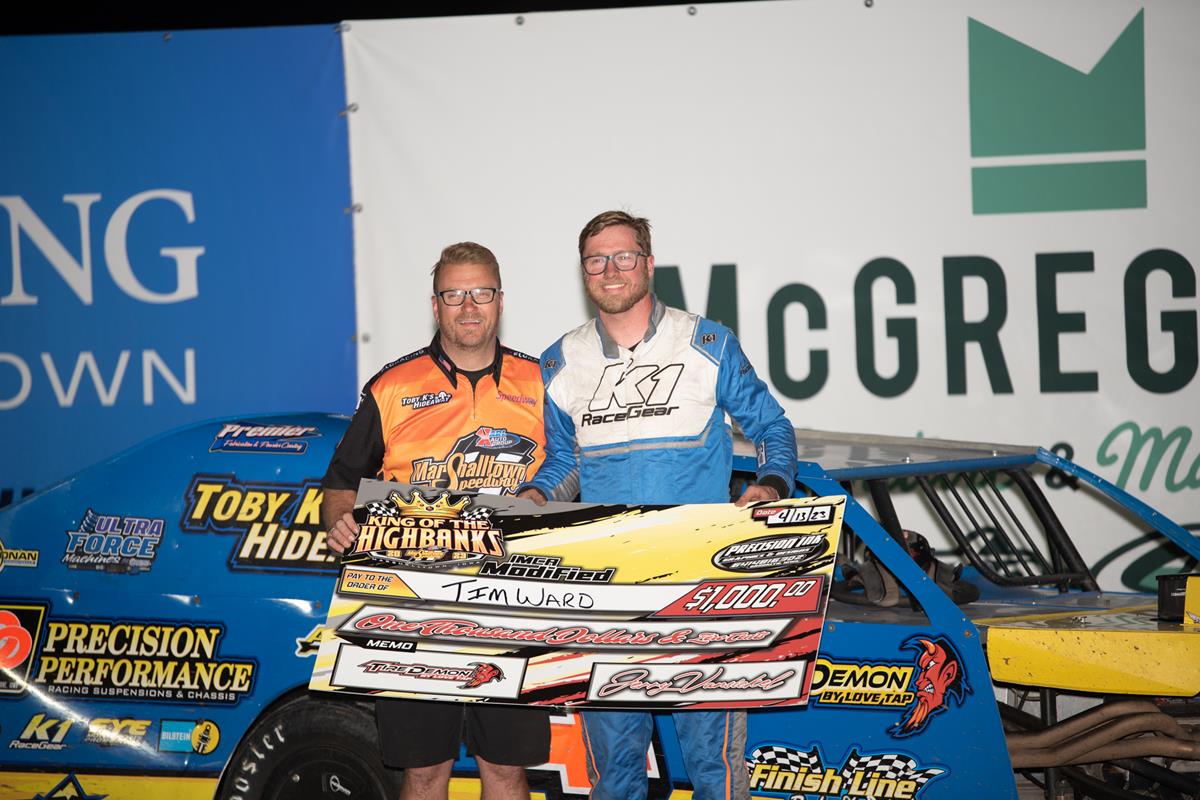 Feature wins to Ward, Olson, and Dhondt, as ten Stock Cars lock in for King of the High Banks