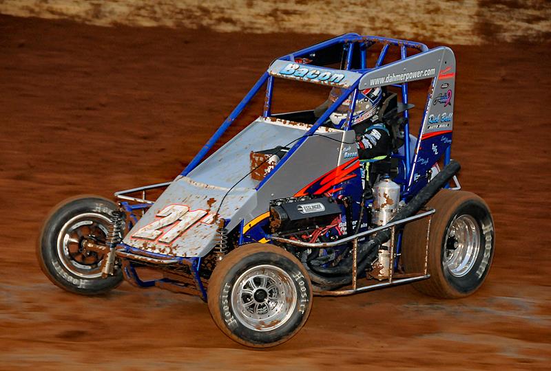 Bacon Posts Pair of POWRi Midget Top Tens During Turnpike Challenge