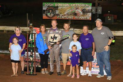 CJ Leary Wins The Josh Burton Memorial Race At Bloomington Speedway