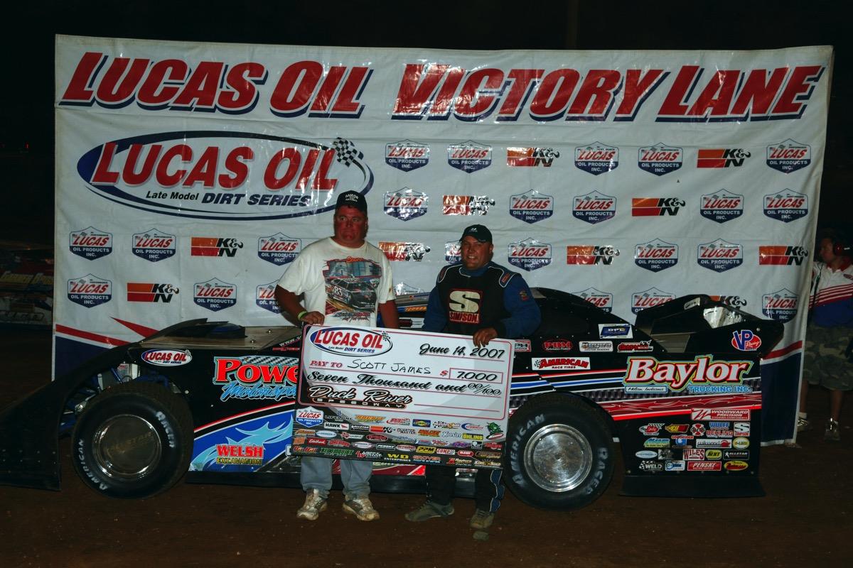 Scott James Leads All the Way in Capturing Series Event at Duck River