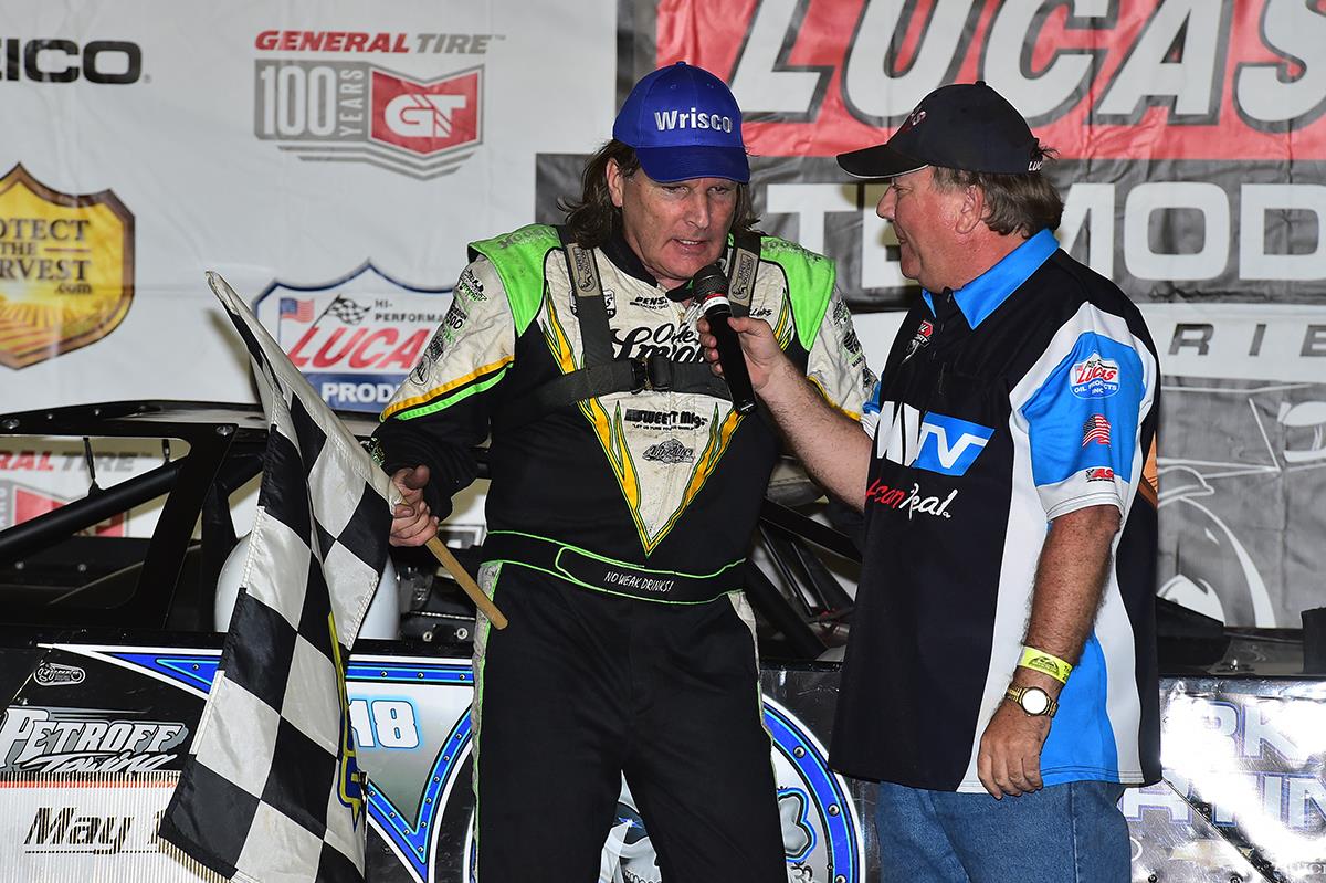 Scott Bloomquist Banks Tri-City Speedway Lucas Oil Late Model Dirt Series Win