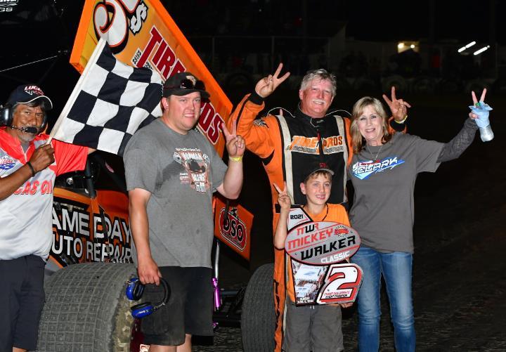 Danny Smith Wins The Champ/305 Sprint Portion Of The Mickey Walker Classic
