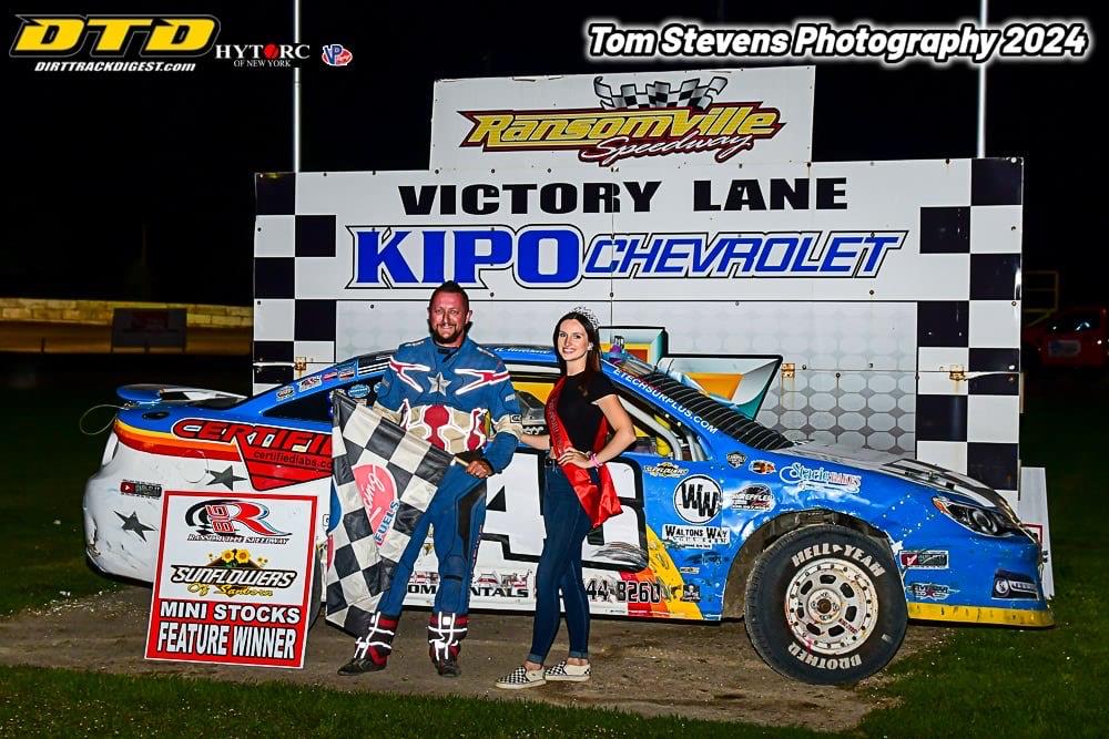 Brad Whiteside Collects Mackenzie Kulesza Memorial Checkered Flags