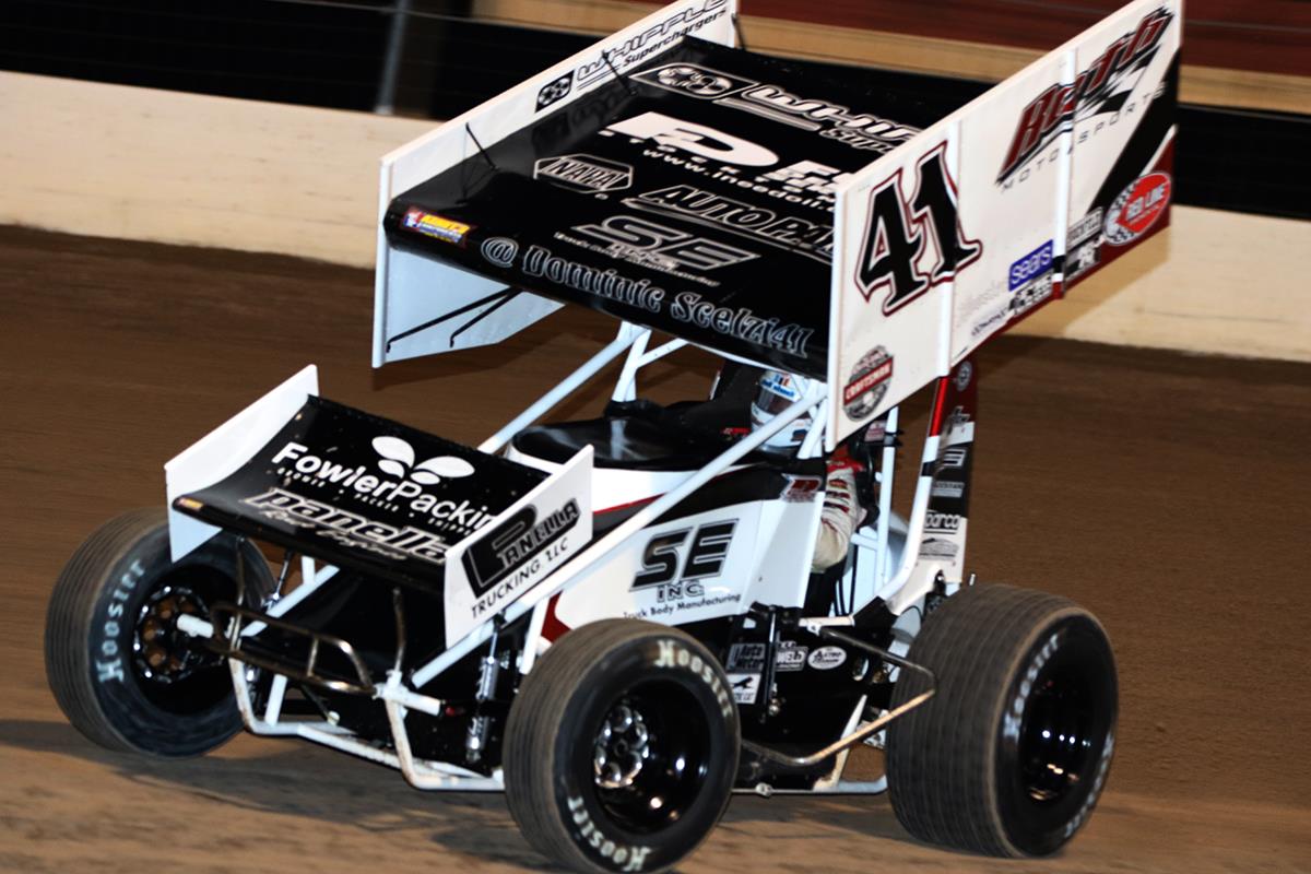 Scelzi Posts Pair of Top 10s With World of Outlaws and All Stars in Iowa