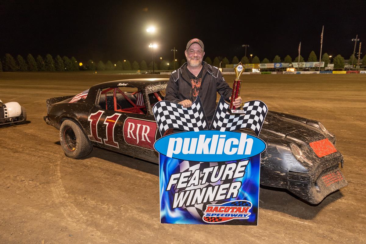 HULTBERG BREAKS INTO VICTORY LANE AT DACOTAH SPEEDWAY