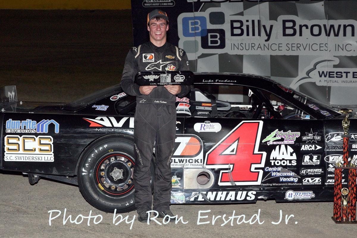 Fenhaus tops Carl Wegner Memorial for first Slinger Super Late Model Feature Win